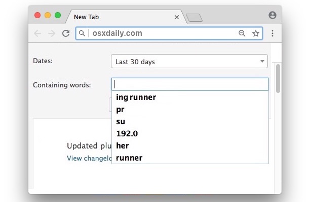 use autofill for username and password chrome mac